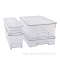 PET Refrigerator Food Storage Box With Lid